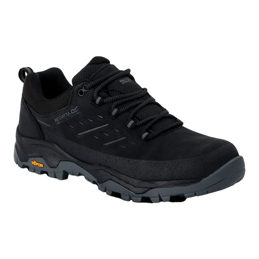 Regatta Mens Blake Low Walking Shoes / Black